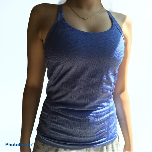 Athleta Ladies XS Blue Yoga Workout/Active Sports Wear Exercise Tank Top - Picture 12 of 12